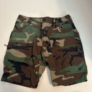 Men's M81 Woodland Camouflage Cargo Shorts by Tactical Distributors
